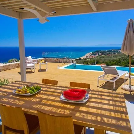 Skala Sleeps 3 Pool Air Con Wifi فيلة Skala (Kefalonia)
