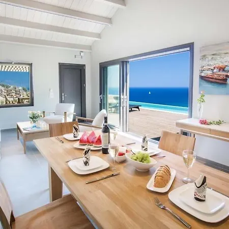 Skala Sleeps 3 Pool Air Con Wifi فيلة Skala (Kefalonia)